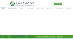 Desktop Screenshot of lakewoodcemetery.org